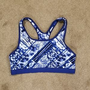 Tie dye sports bra